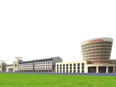 Commercial Building 3D model 140