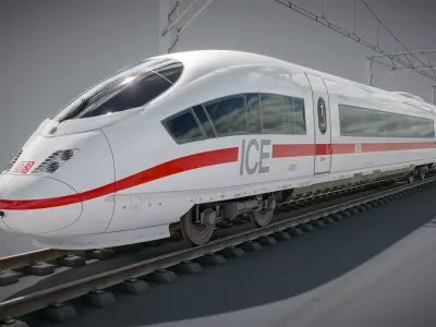 High Speed Train Siemens Velaro - PACK 3D model