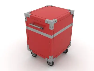 Tool box Low-poly 3D model