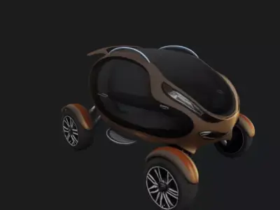 Advanced Hypercar Concept 3D model