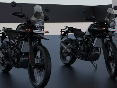 Royal Enfield Himalayan-450 Adventure 3D model