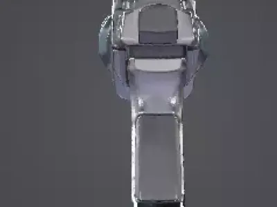 Sci-Fi Tactical Blaster Pistol Low-poly 3D model