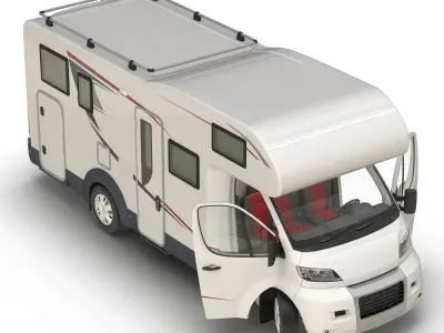 Motorhome Generic Rigged 3D model