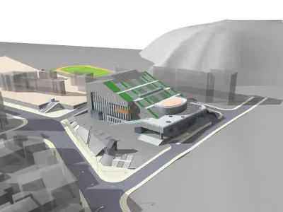 Museum Building 3D model order