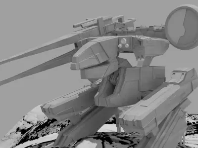 Metal Gear Rex 3D model by jasonleemclaren