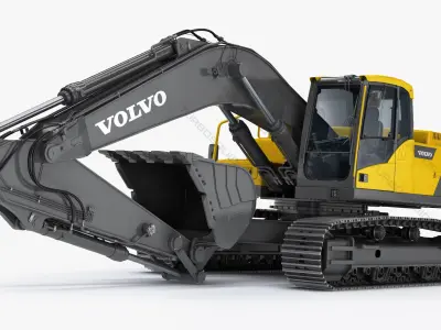 Tracked Excavator VOLVO EC300D 3D model