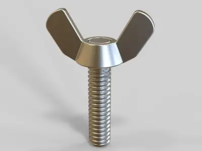 M5 x 31mm Wing Screws 3D print model