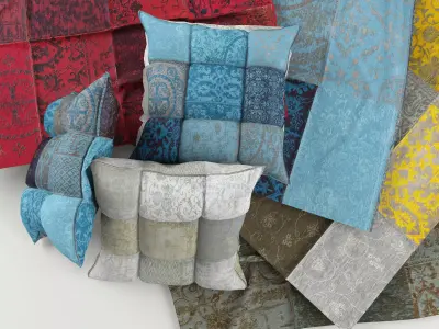 Indie Patchwork collection 3D model