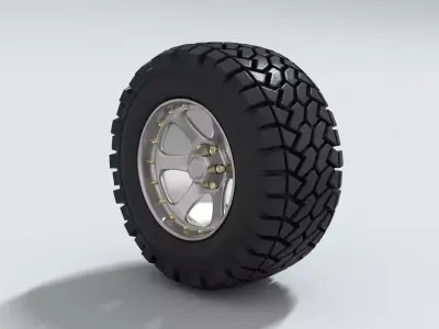 laos Off Road Tire 3D model