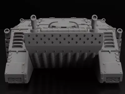 Rhino Transporter Tank 3D print model