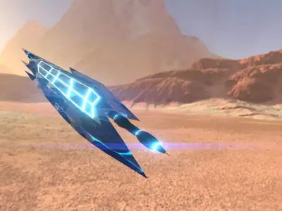 Crystal Dagger Low-poly 3D model purchase