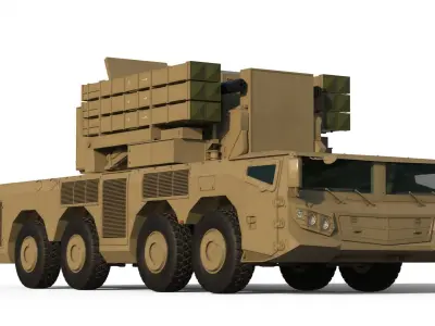 FK-2000 air defence system 3D model