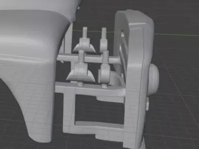 1953 International R160 cab truck 3D print model