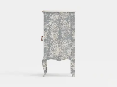 Amalfi Curved Cabinet from ARHAUS 3D model