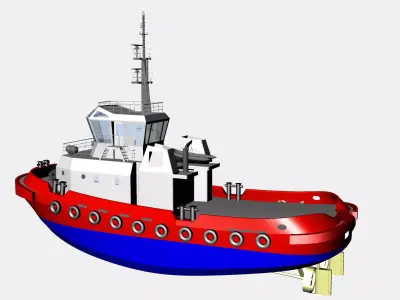 Agencies boat 3D model