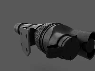 Surefire M952V-Millenium Low-poly 3D model