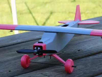 Fully 3d Printable RC Aircraft - Piper Cub 3D print model