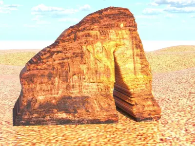 Elephant Rock 3D model