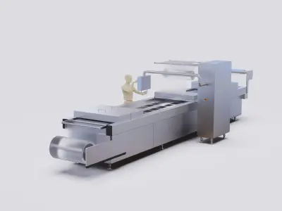 Packaging machine v2 3D model