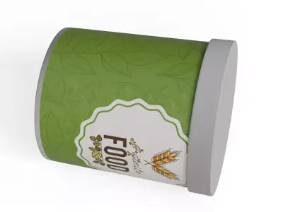 Flexible Plastic can 3D model