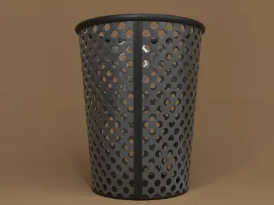 Stationary Basket Free 3D model