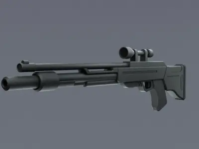 Sniper 3D model