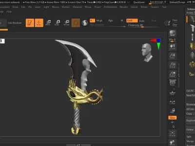 Blades of Chaos 3D model