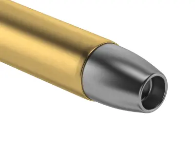 Bullet 45-70 Low-poly 3D model