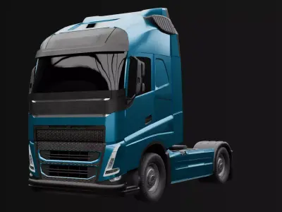 Volvo FH 16 Truck Low-poly 3D model