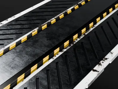 Iron floor Game Assets item1 Free 3D model