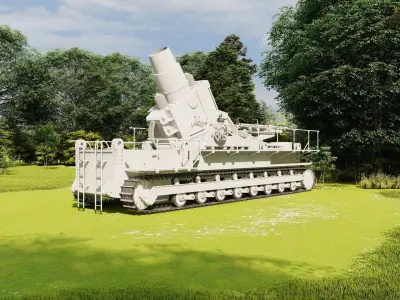 Karl-gerat mortar 3D model