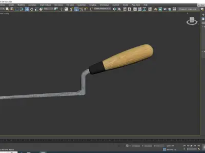 Tuck Pointing Trowel Low-poly 3D model