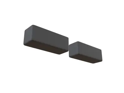 Morse Code M v1 001 Low-poly 3D model