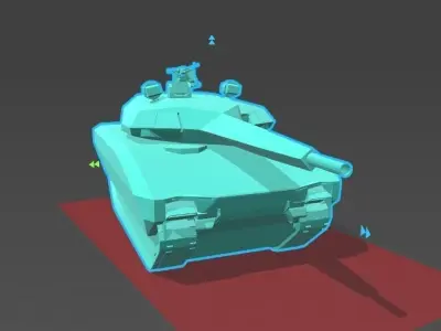  PL-01 Prototype Light Tank 3D model