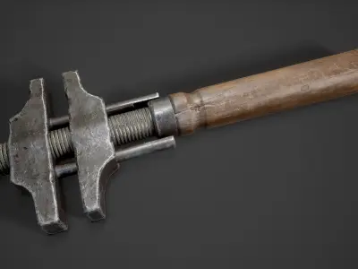 Garage Tools Low-poly 3D model purchase