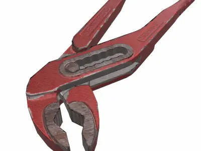 Bolt Cutter Low Poly Low-poly 3D model purchase