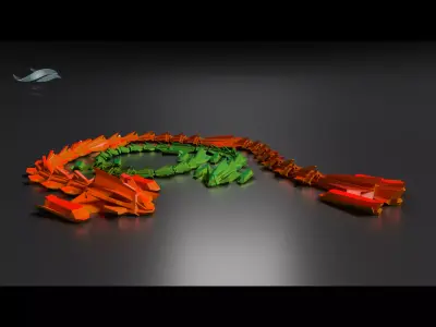 Articulated Spaceship 3D print model