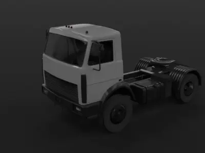 MAZ 5433 tractor 3D model