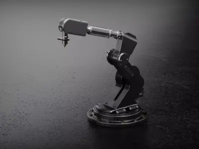 Robotic arm mechanical  3D model