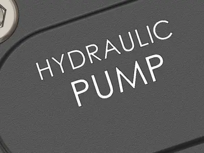 Hydraulic Pump 3d Sketch 3D model