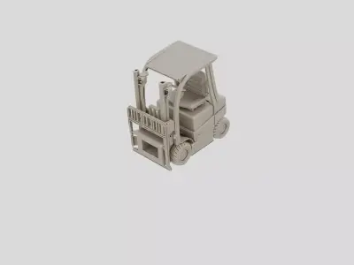 Industrial Factory Forklift Battery Box for 3D print 3D model