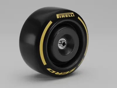 F1 Pirelli P Zero Tire 3D model