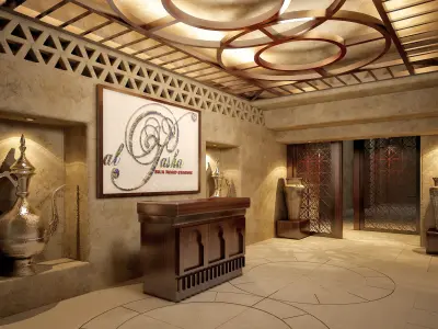 3D AlPasha project Restaurant 3D model