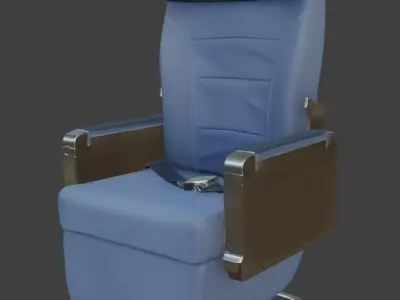 Airplane chair 3D model buy
