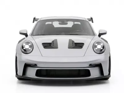 Porsche 911 GT3 RS 992 Ultra Realistic Low-poly 3D model