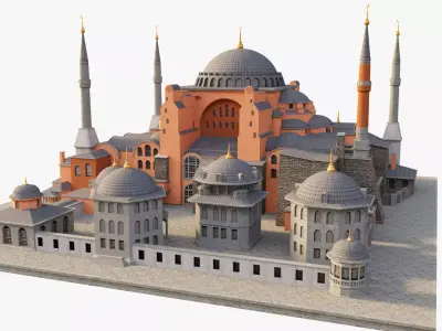 Hagia Sophia 3D model by marlene008