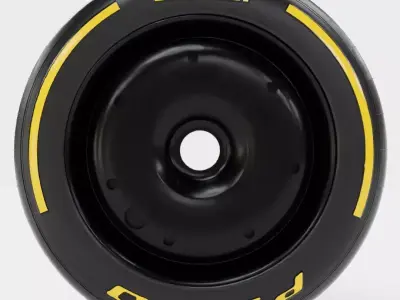 F1 Tire 3D model