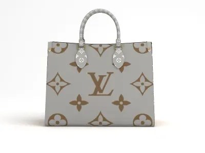 Louis Vuitton Leather Bag 6 3D model