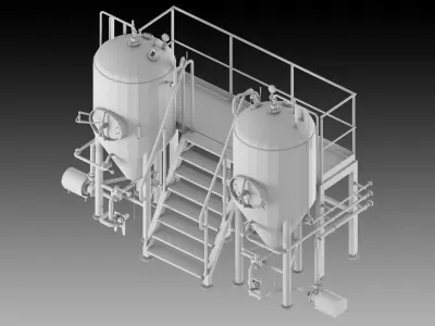 8 Factory Props- High detail 3d models- Vol 08 Low-poly 3D model