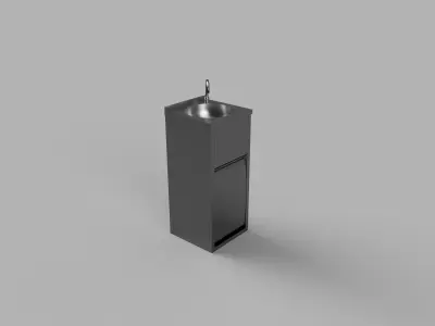 Free Hand Wash Basin Free 3D model